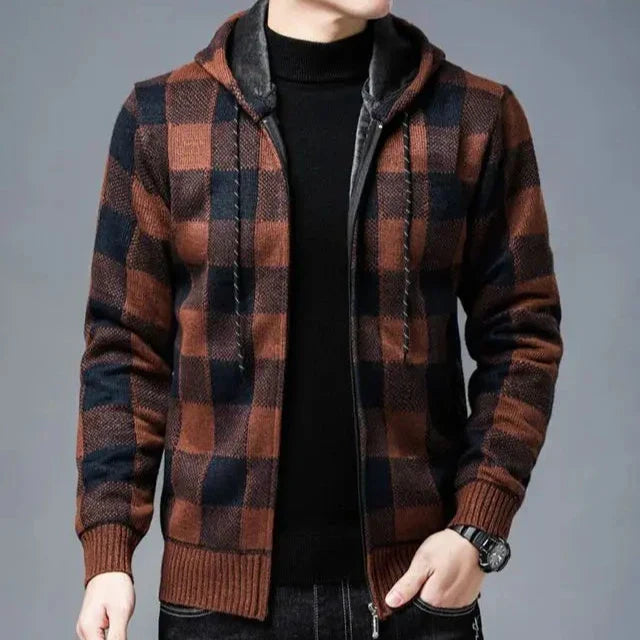 London Luxe Plaid Hoodie