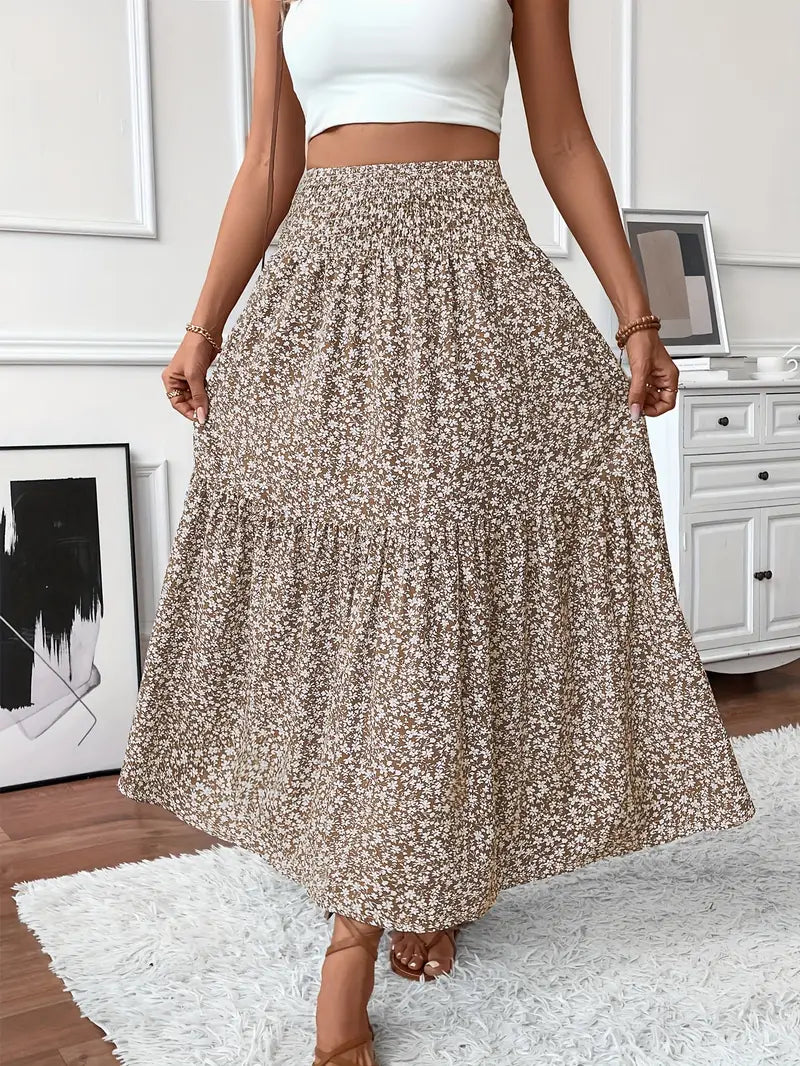 Elena Ditsy Floral Skirt - Riviera London