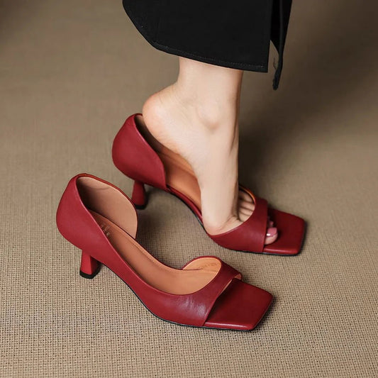 Cillian Leather Heels