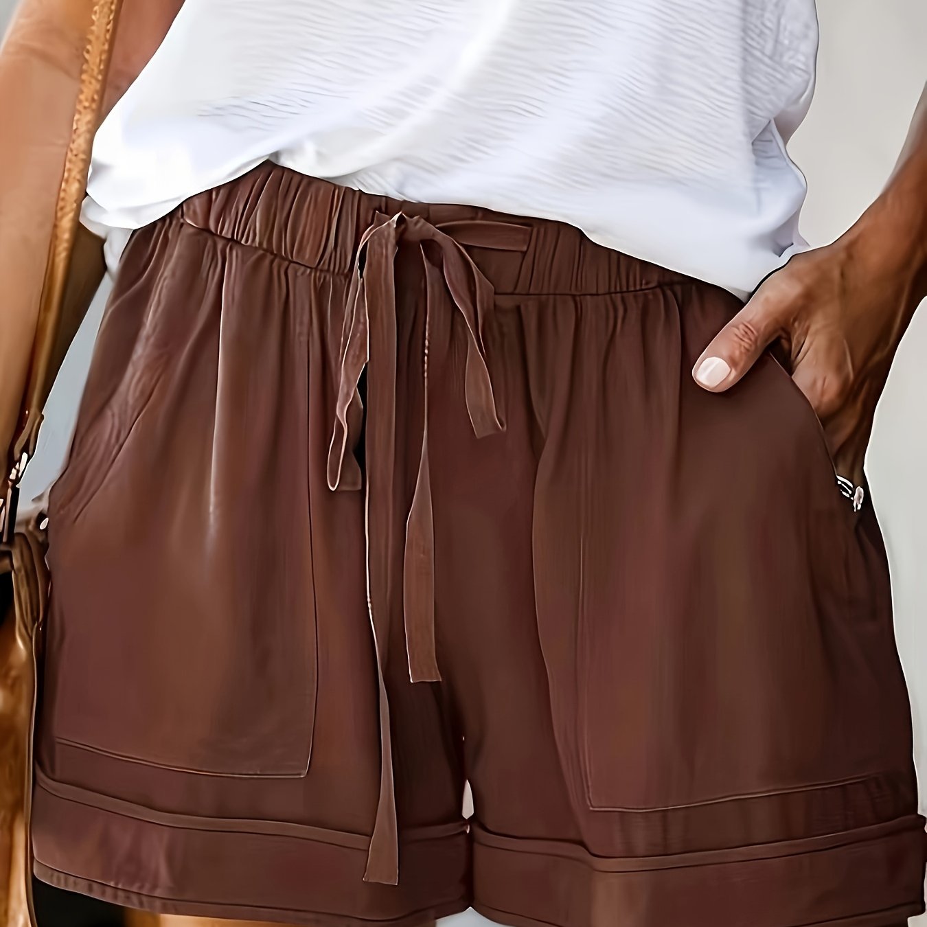Maya Relaxed Drawstring Shorts - Riviera London