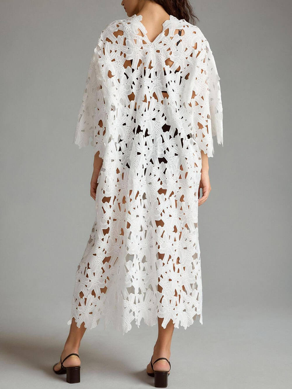 Cover Up Lace Beach Midi Dress - Riviera London