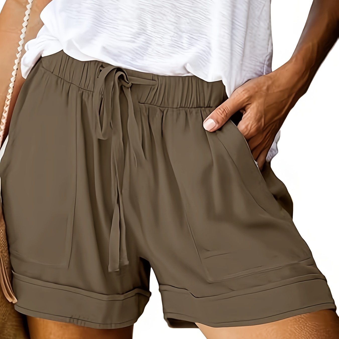 Maya Relaxed Drawstring Shorts - Riviera London