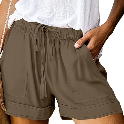 Maya Relaxed Drawstring Shorts - Riviera London
