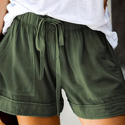 Maya Relaxed Drawstring Shorts - Riviera London