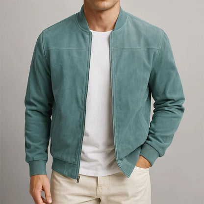Riviera Suede Bomber