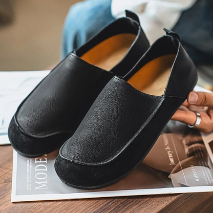 Harland Suede & Leather Slip-Ons