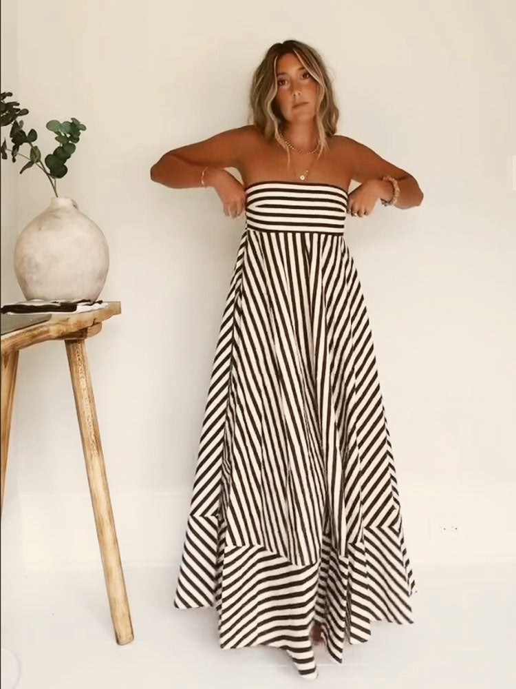 Nocturnal Charm Ruched Maxi Dress - Riviera London