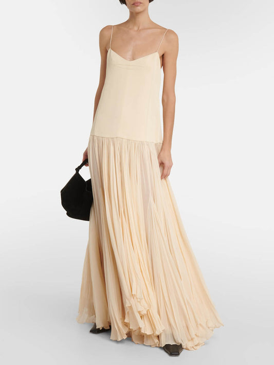 Strappy Drop Waist Irregular Dress - Riviera London
