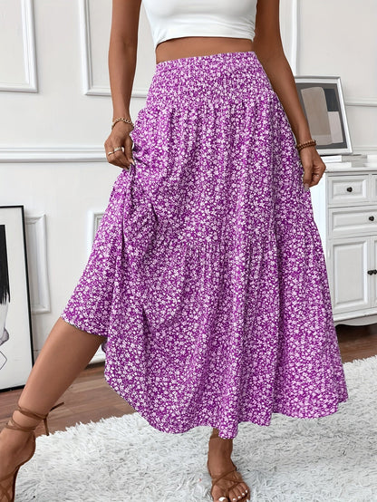 Elena Ditsy Floral Skirt - Riviera London