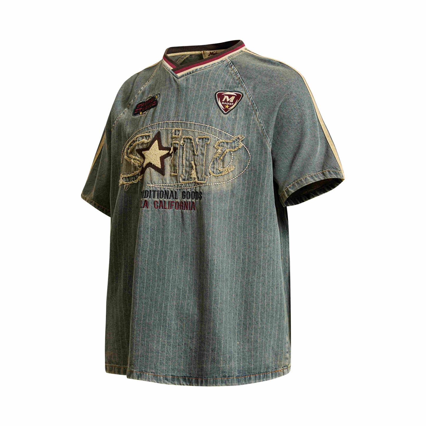 Vintage Pinstripe Sport Tee