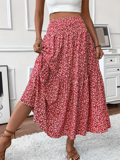 Elena Ditsy Floral Skirt - Riviera London