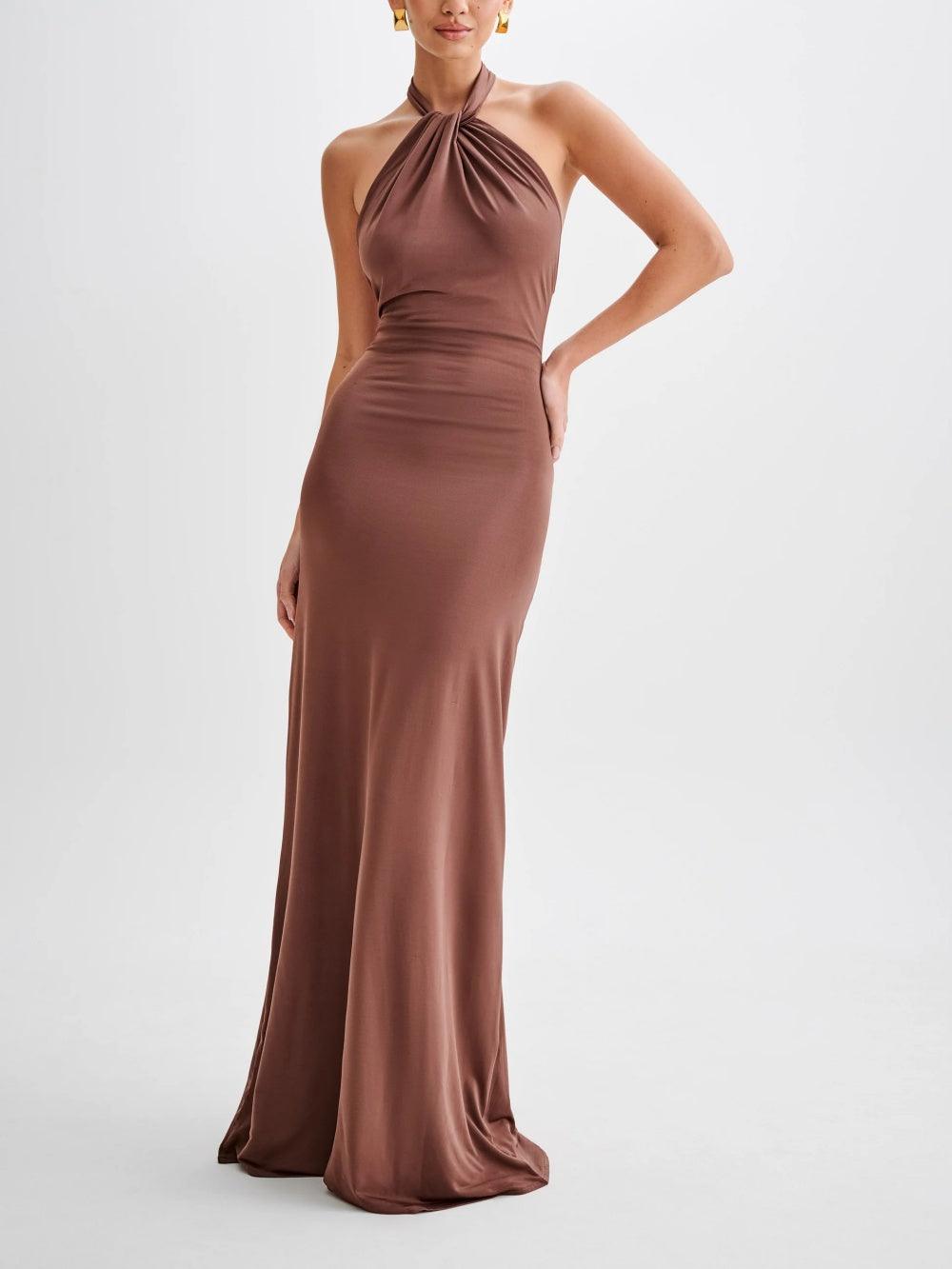 Riviera Halter Dress - Riviera London