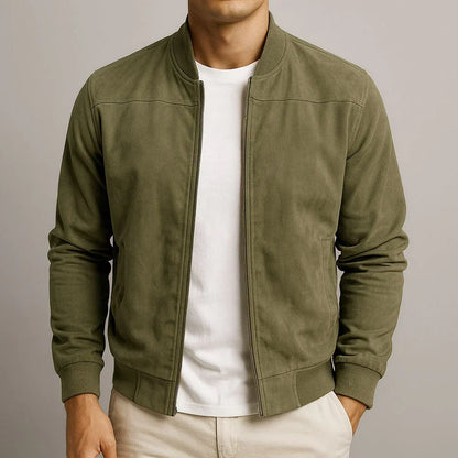 Riviera Suede Bomber