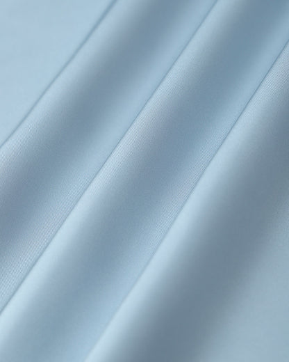 Riviera Blue Satin Dress - Riviera London
