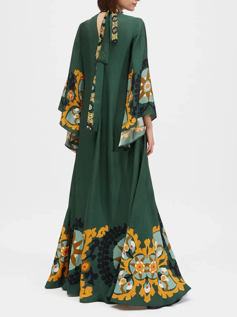 Multicolor Relaxed Printed Maxi Dress - Riviera London
