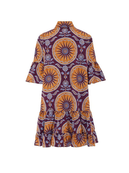 Dropped Waist Tiered Mini Dress - Riviera London