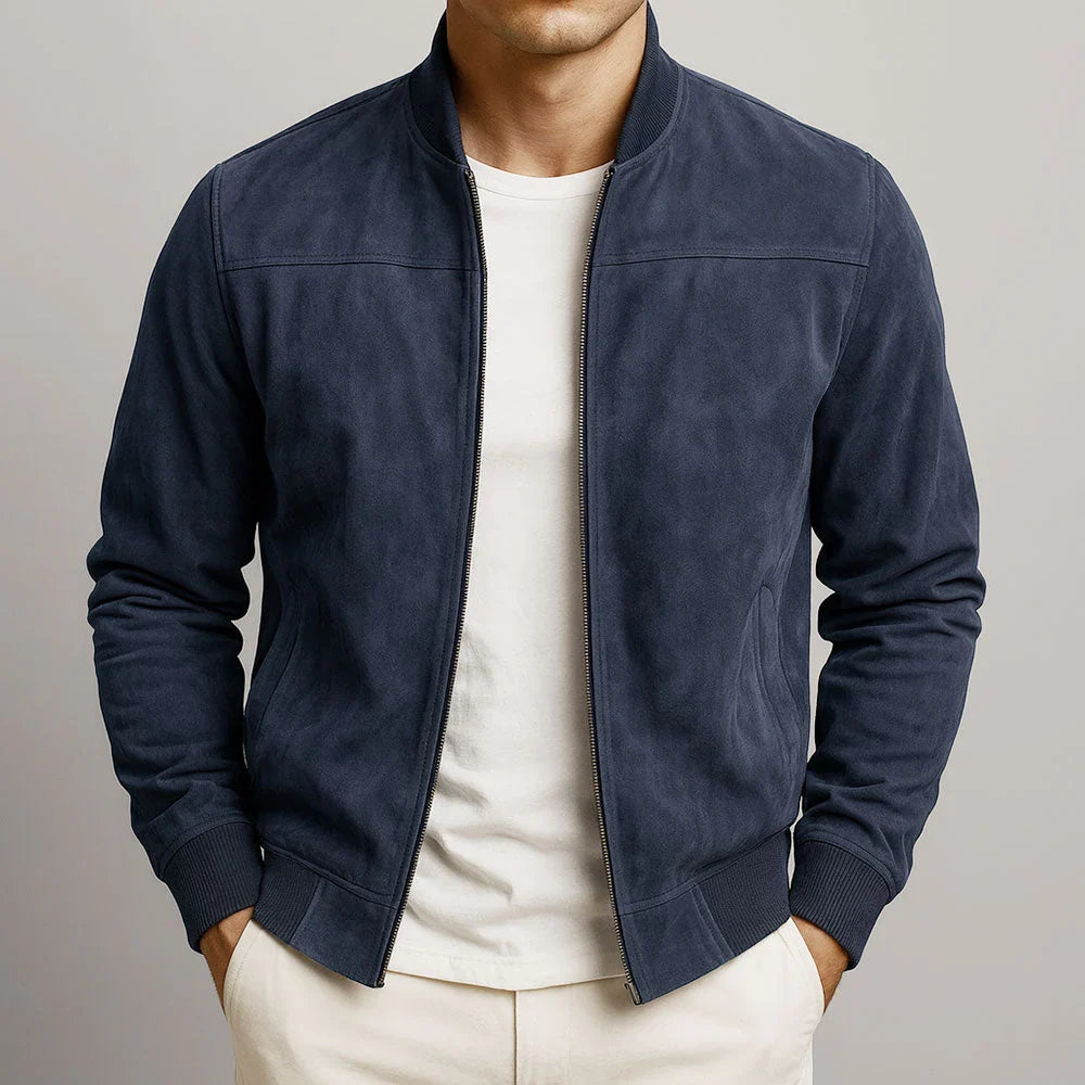 Riviera Suede Bomber