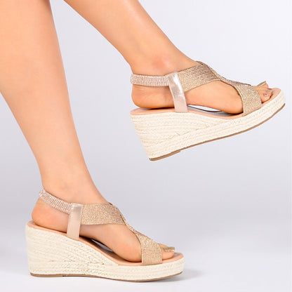 Braided Wedge Sandals