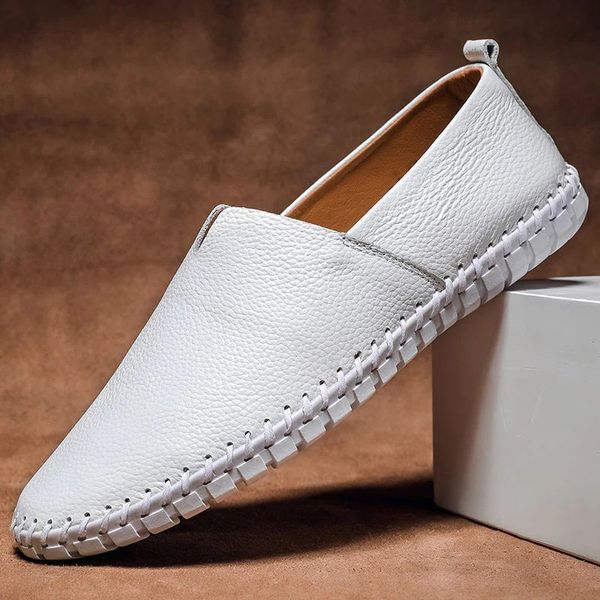 MASSIMO LEATHER LOAFERS - Riviera London