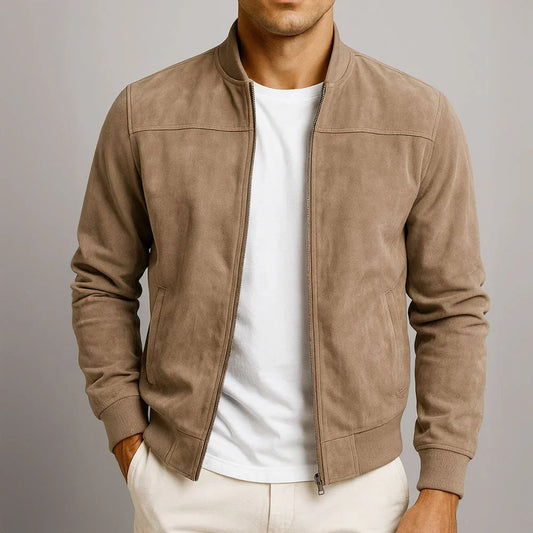 Riviera Suede Bomber