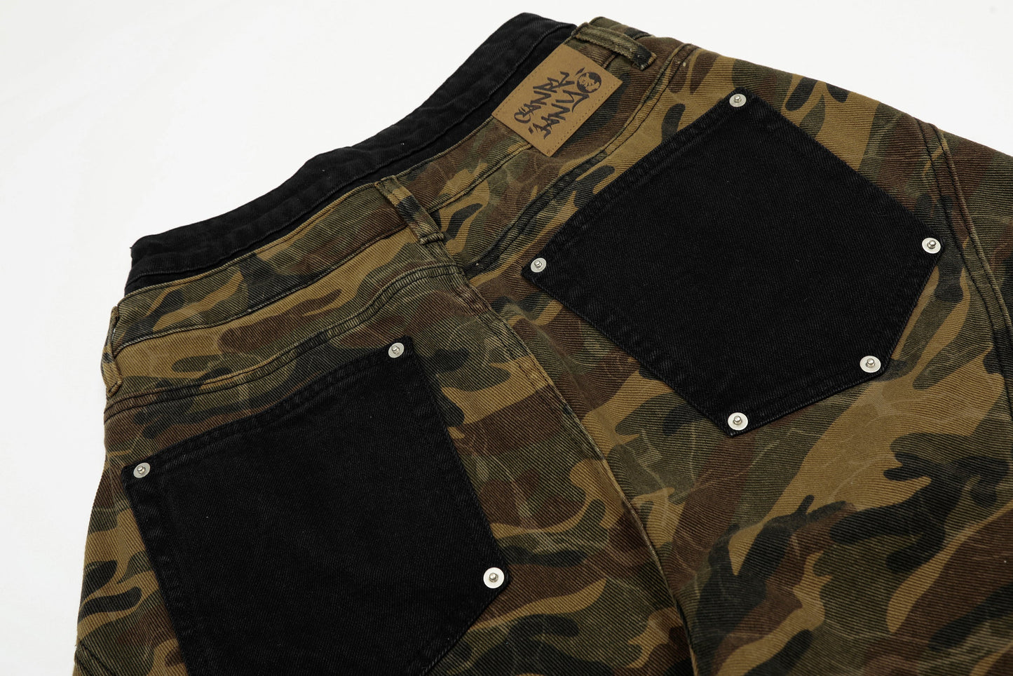 Omirad Camo Panel Cargo Shorts