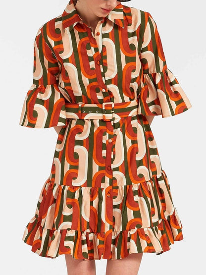 Elegant Sassy Dropped waist Mini Dress - Riviera London
