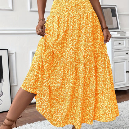 Elena Ditsy Floral Skirt - Riviera London