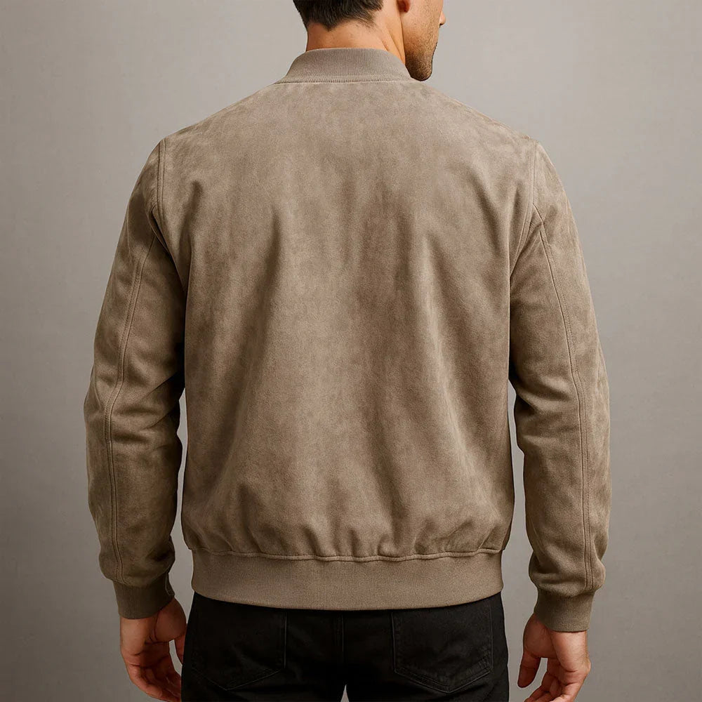 Riviera Suede Bomber