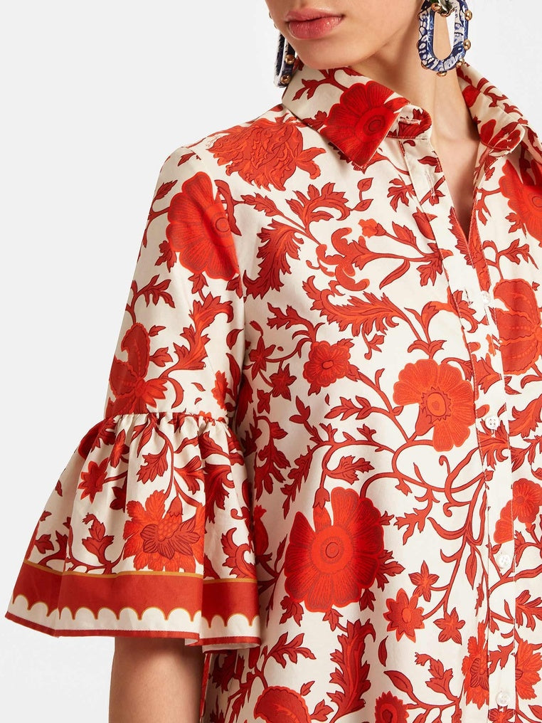 Unique Autumn Prints Mini Dress - Riviera London