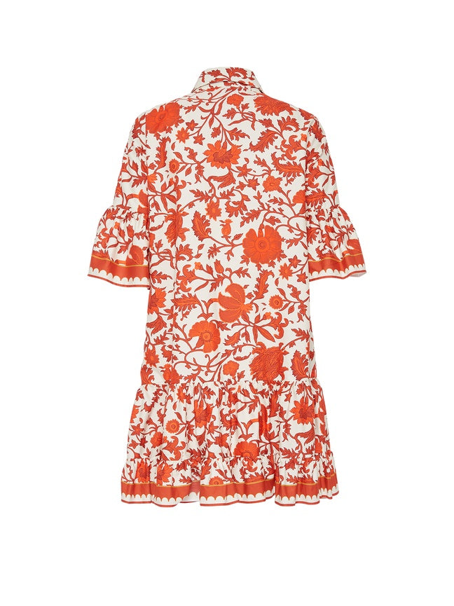 Unique Autumn Prints Mini Dress - Riviera London