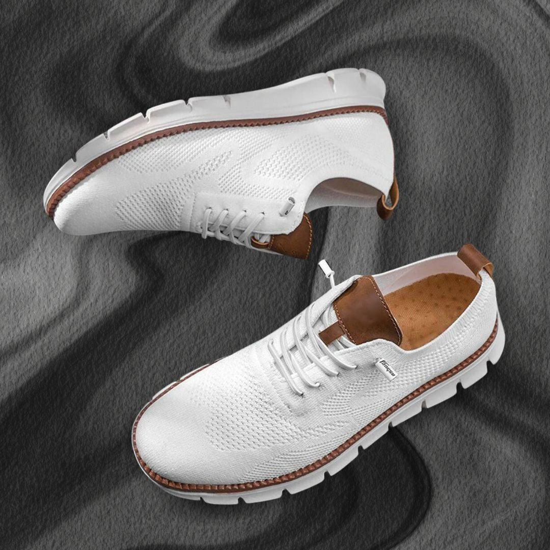 Signet Leather Trainers
