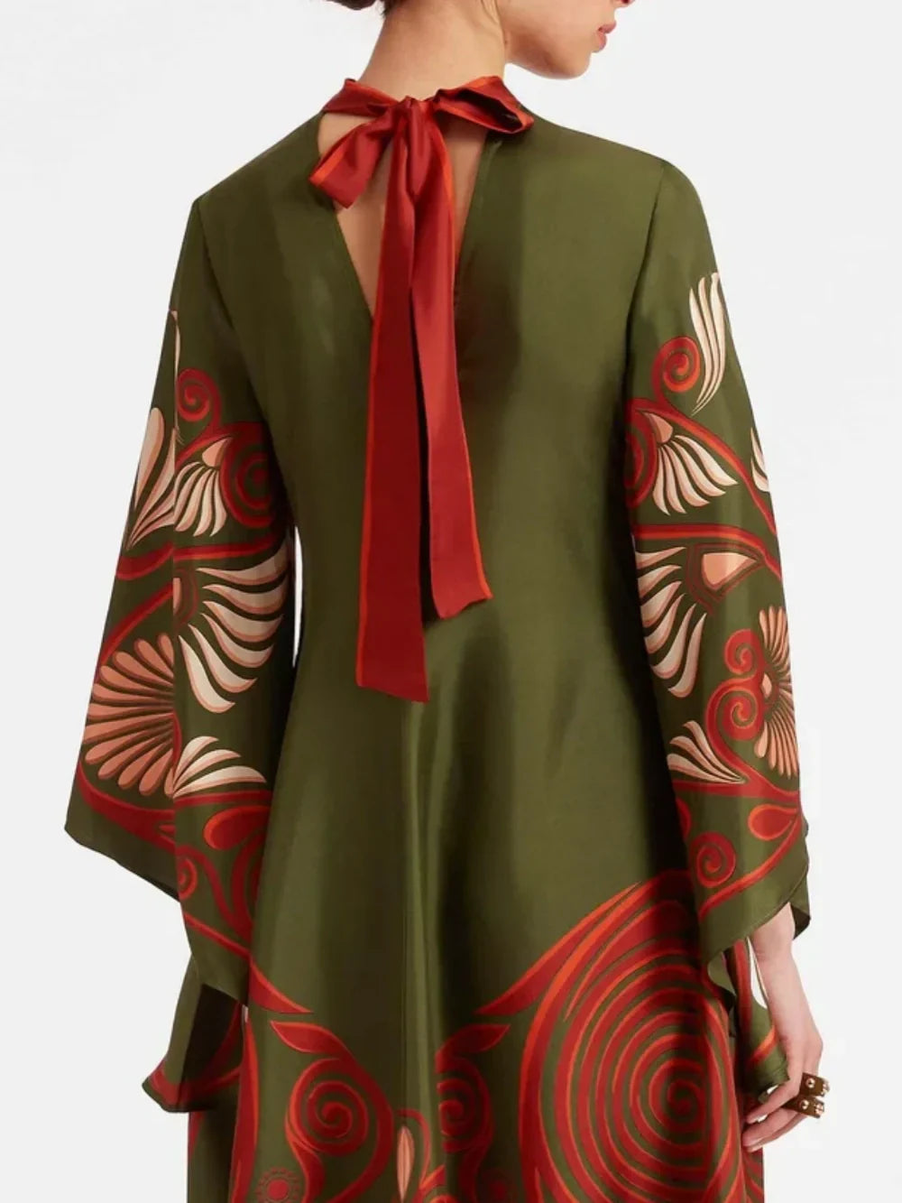 Elegance Dazzling Print Maxi Dress - Riviera London