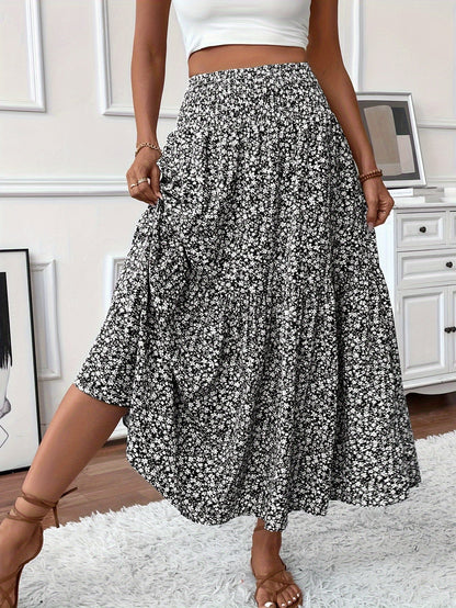 Elena Ditsy Floral Skirt - Riviera London