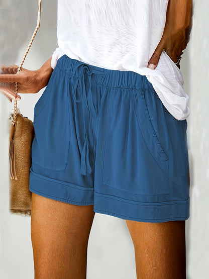 Maya Relaxed Drawstring Shorts - Riviera London