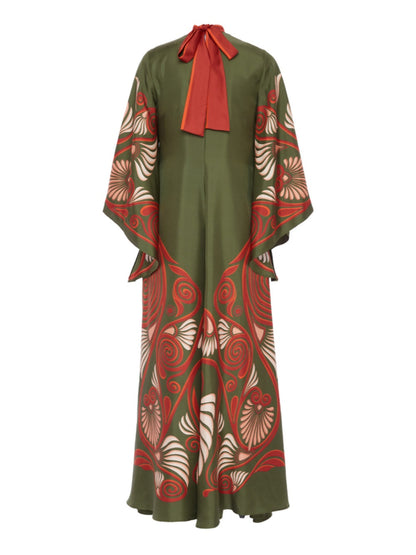 Elegance Dazzling Print Maxi Dress - Riviera London