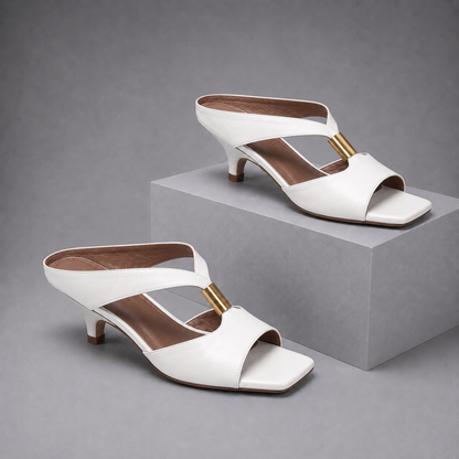 Verity Kitten Heel Mules