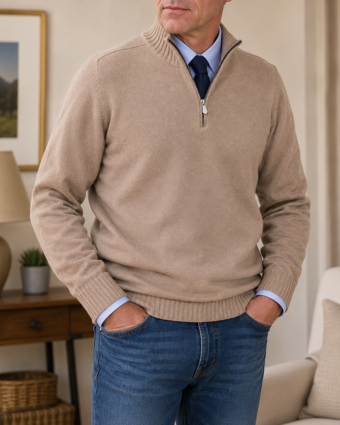 Brentford Quarter-Zip Jumper