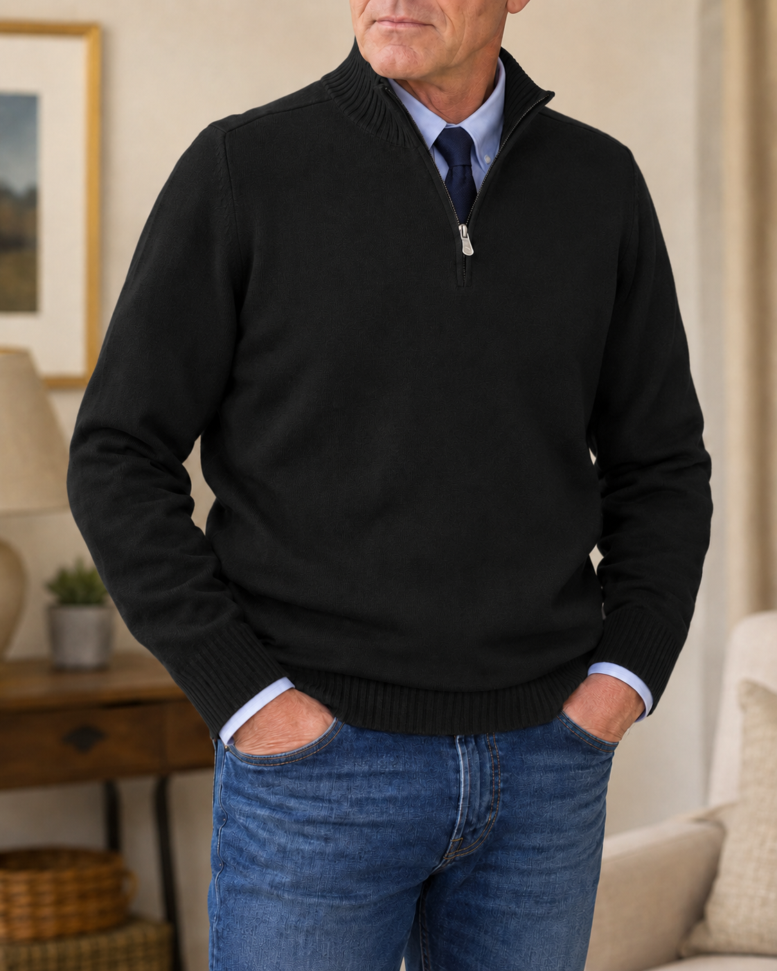 Brentford Quarter-Zip Jumper