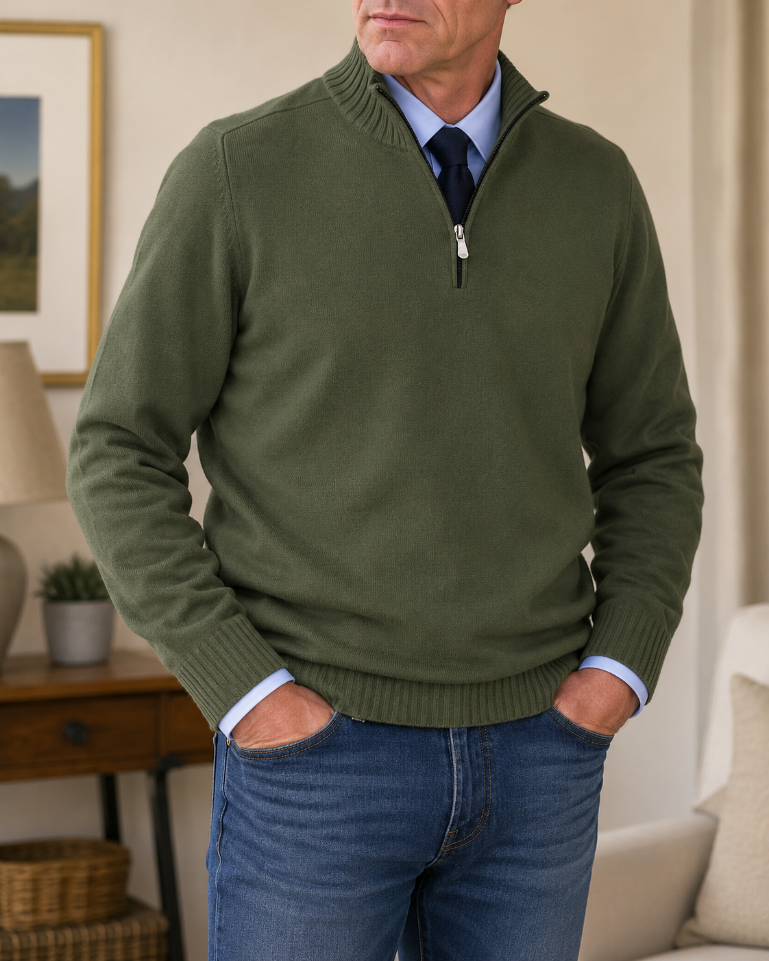 Brentford Quarter-Zip Jumper