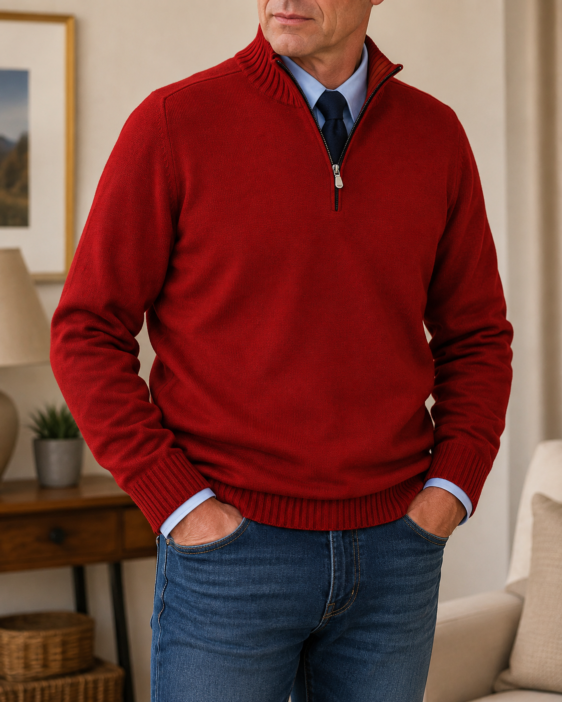 Brentford Quarter-Zip Jumper