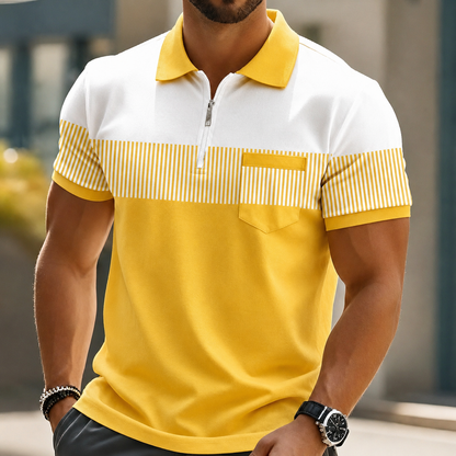 Riviera Elegant Zip Polo