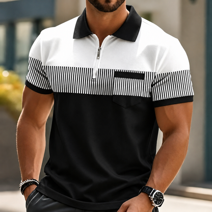 Riviera Elegant Zip Polo