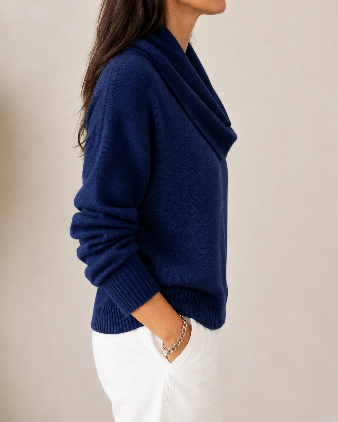 Elmsworth Cowl-Neck Jumper