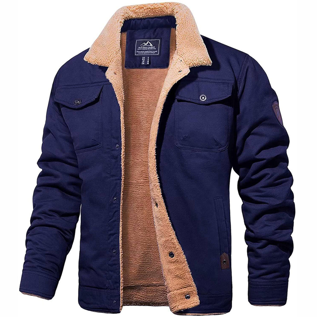 Casey | Fleece Bomber Jacket - Riviera London