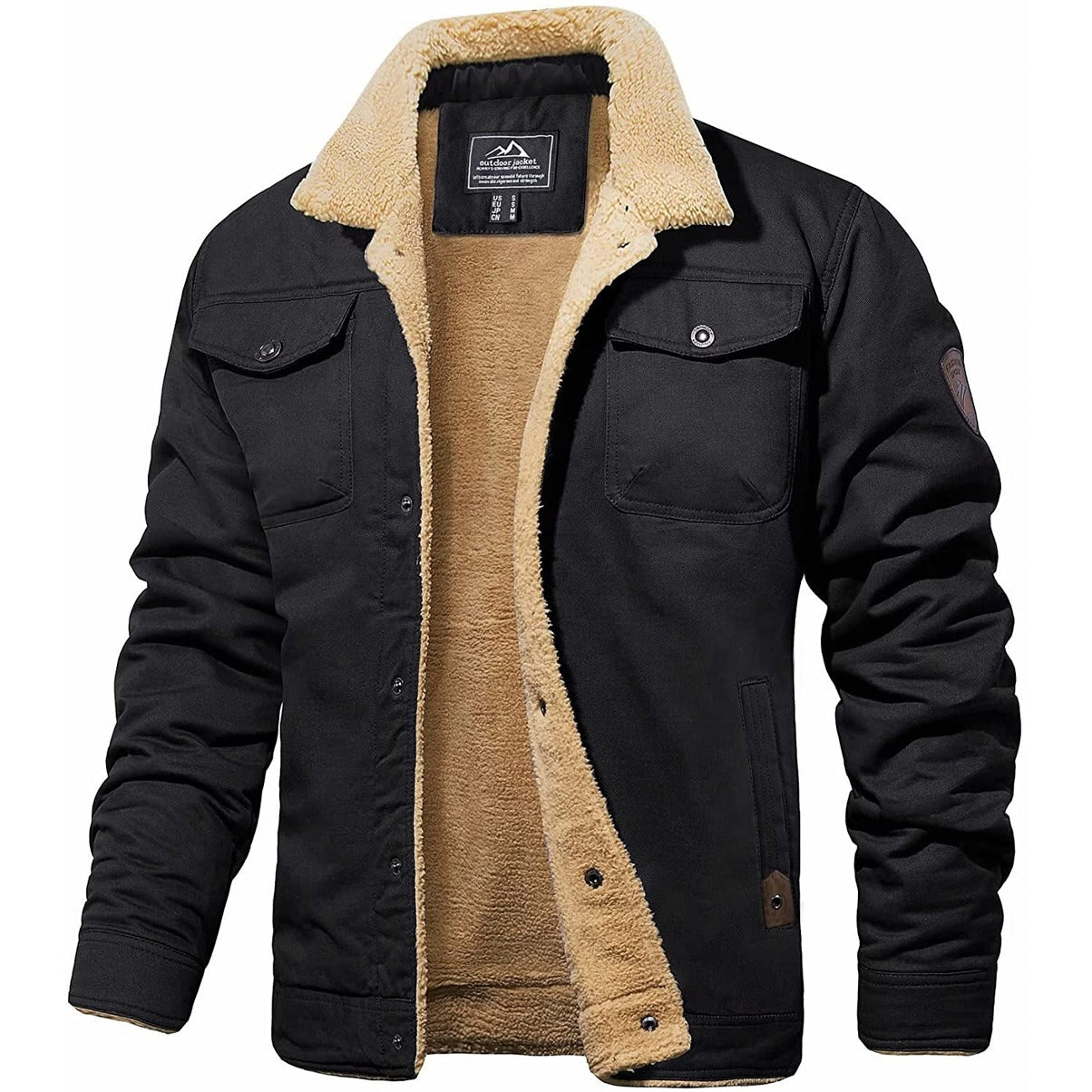 Casey | Fleece Bomber Jacket - Riviera London