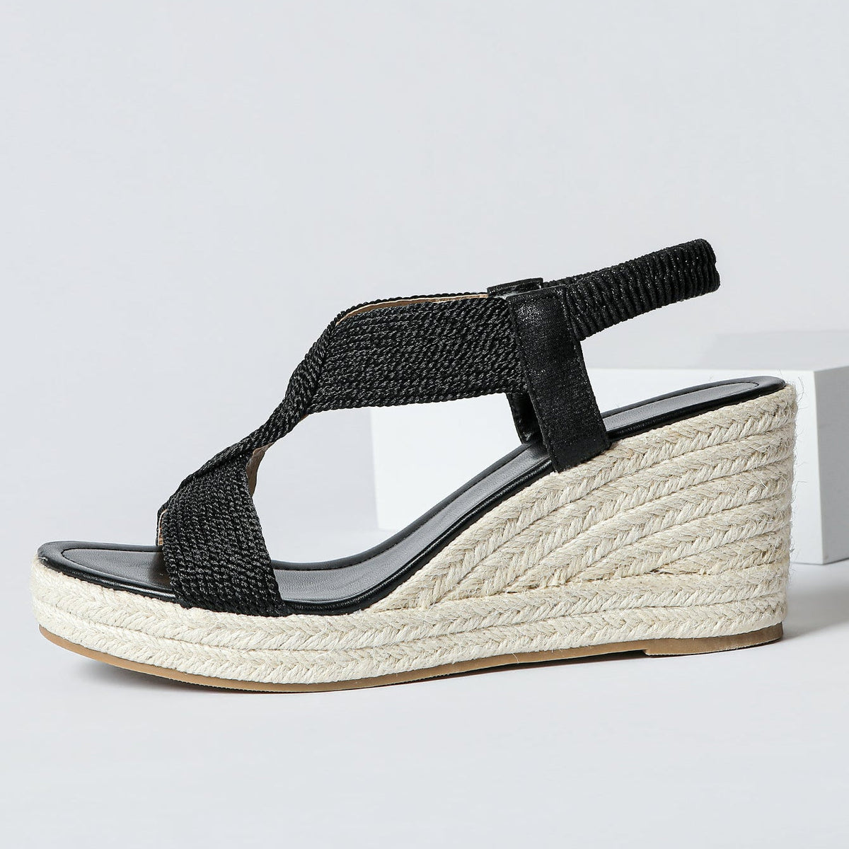 Braided Wedge Sandals