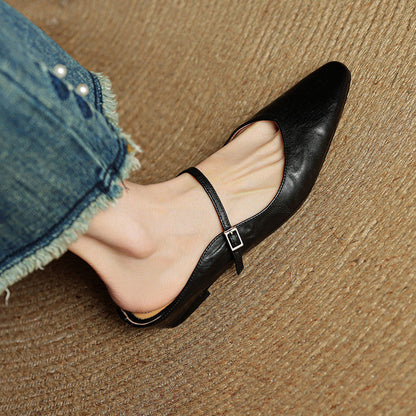 Odette Leather Mules