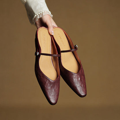 Odette Leather Mules