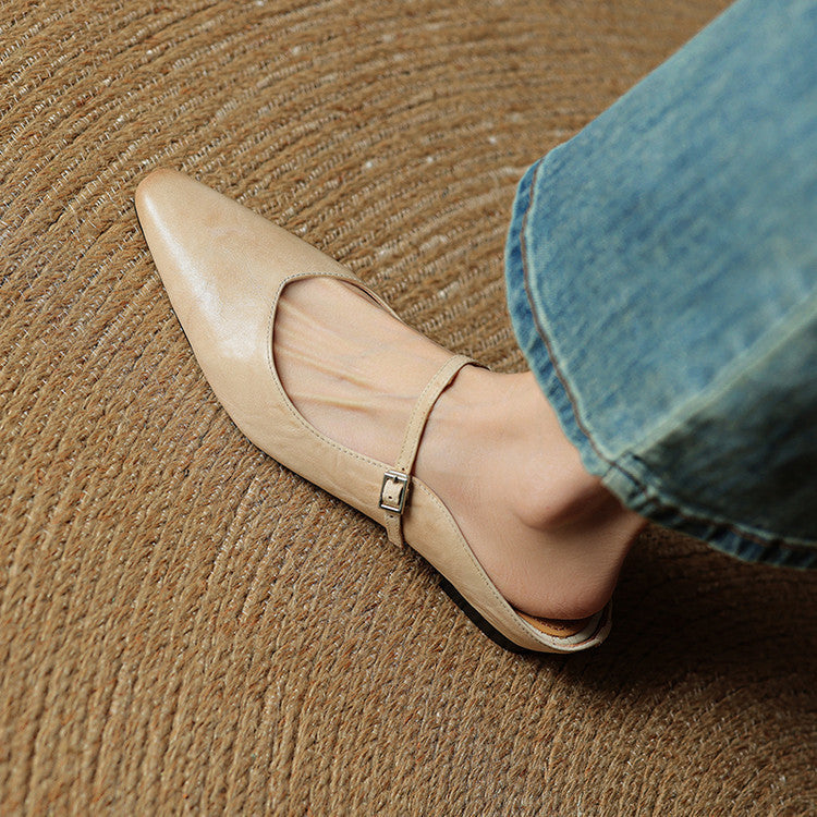Odette Leather Mules