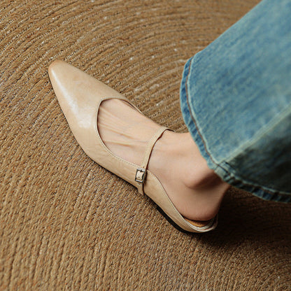 Odette Leather Mules